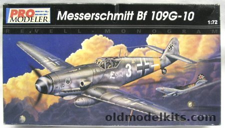 Monogram 1/72 Messerschmitt Bf-109G-10 Pro Modeler - (Bf109G10), 85-5940 plastic model kit